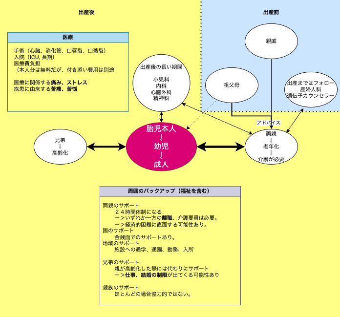 胎児本人を中心にした出産前後の医療と周囲のサポート